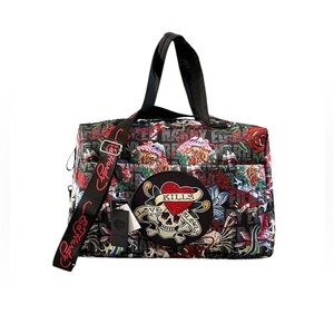 Ed Hardy Weekender Duffle Bag Love/Kills Slow